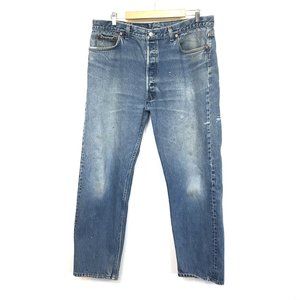 Levi’s 501xx Red Tab Button Fly Distressed  work Jeans VTG 90's